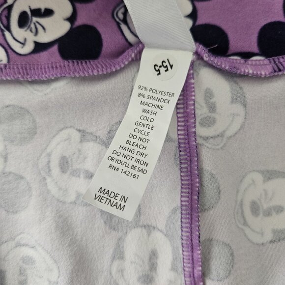 LuLaRoe Leggings All Over Mickey Mouse Purple One Size - Picture 3 of 7